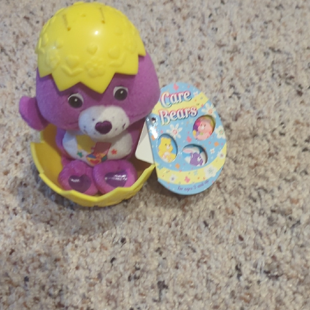 Care Bears 2005 Plush with Yellow Egg